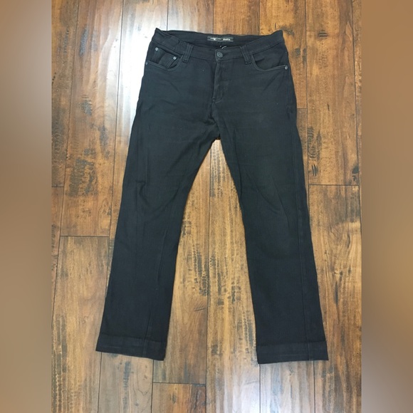 SPARTA DENIM JEANS Black Men’s Size 33 Button Fly *Hemmed*. - Picture 1 of 15